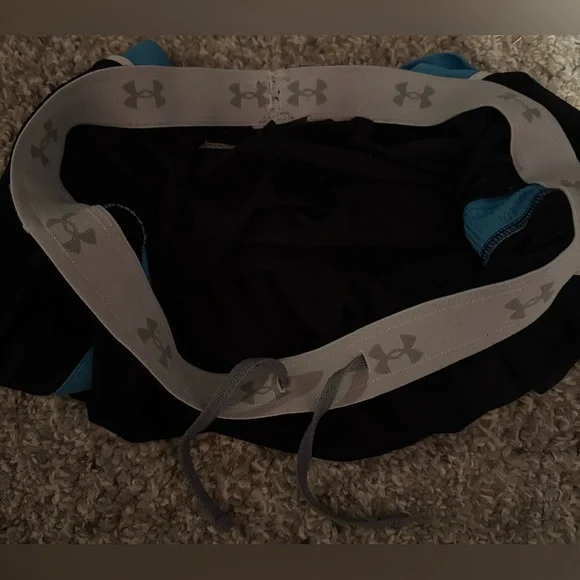 Teal and Blue Under Armour Basketball Shorts - Picture 4 of 4